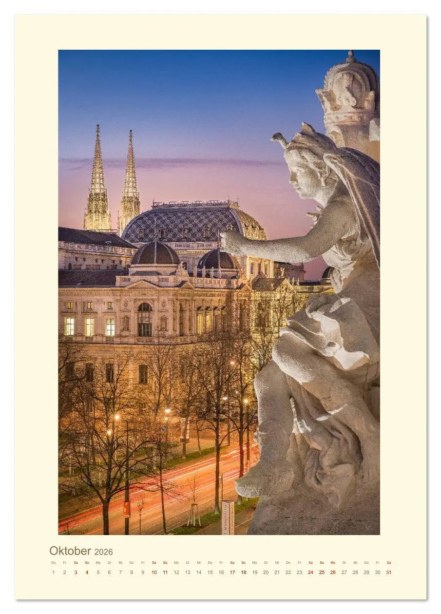 Bild: 9783516375756 | Meine schöne Stadt - ein Spaziergang durch Wien (Tischkalender 2026...