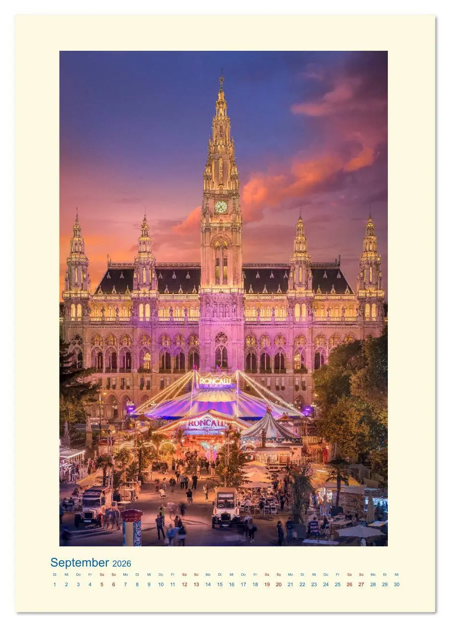 Bild: 9783516375756 | Meine schöne Stadt - ein Spaziergang durch Wien (Tischkalender 2026...
