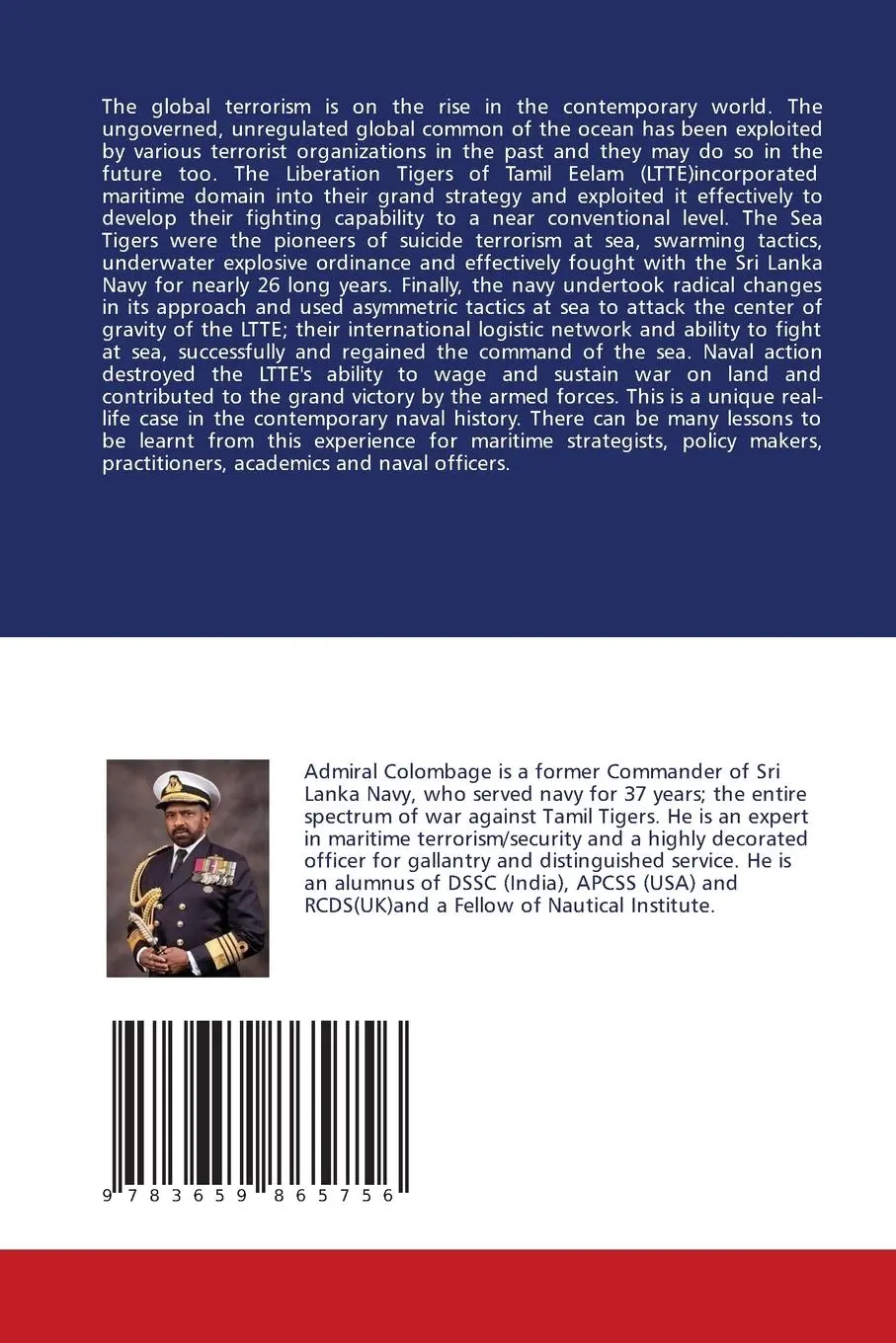 Rückseite: 9783659865756 | Asymmetric Warfare at Sea | The Case of Sri Lanka | Jayanath Colombage