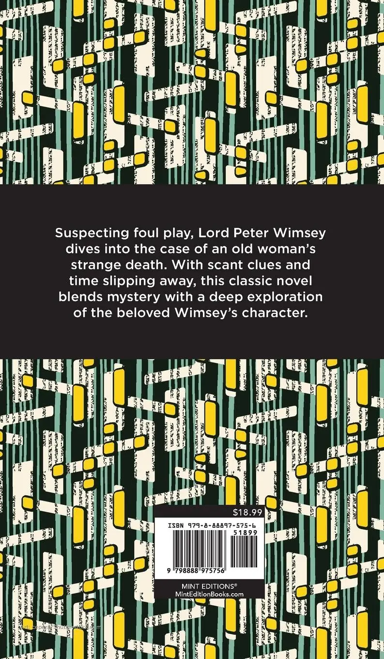 Rückseite: 9798888975756 | Unnatural Death | Dorothy L. Sayers | Buch | Englisch | 2024