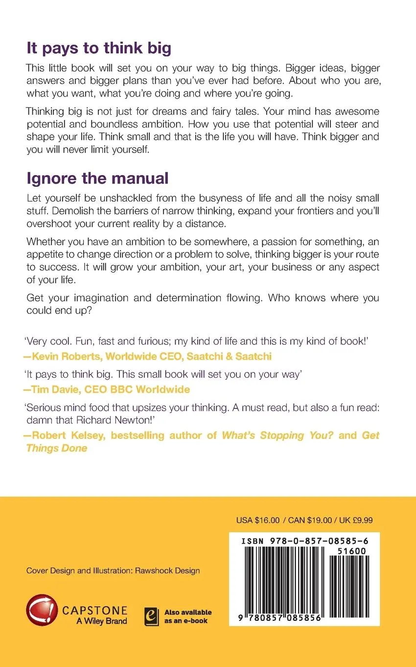 Rückseite: 9780857085856 | The Little Book of Thinking Big | Richard Newton | Taschenbuch | 2014