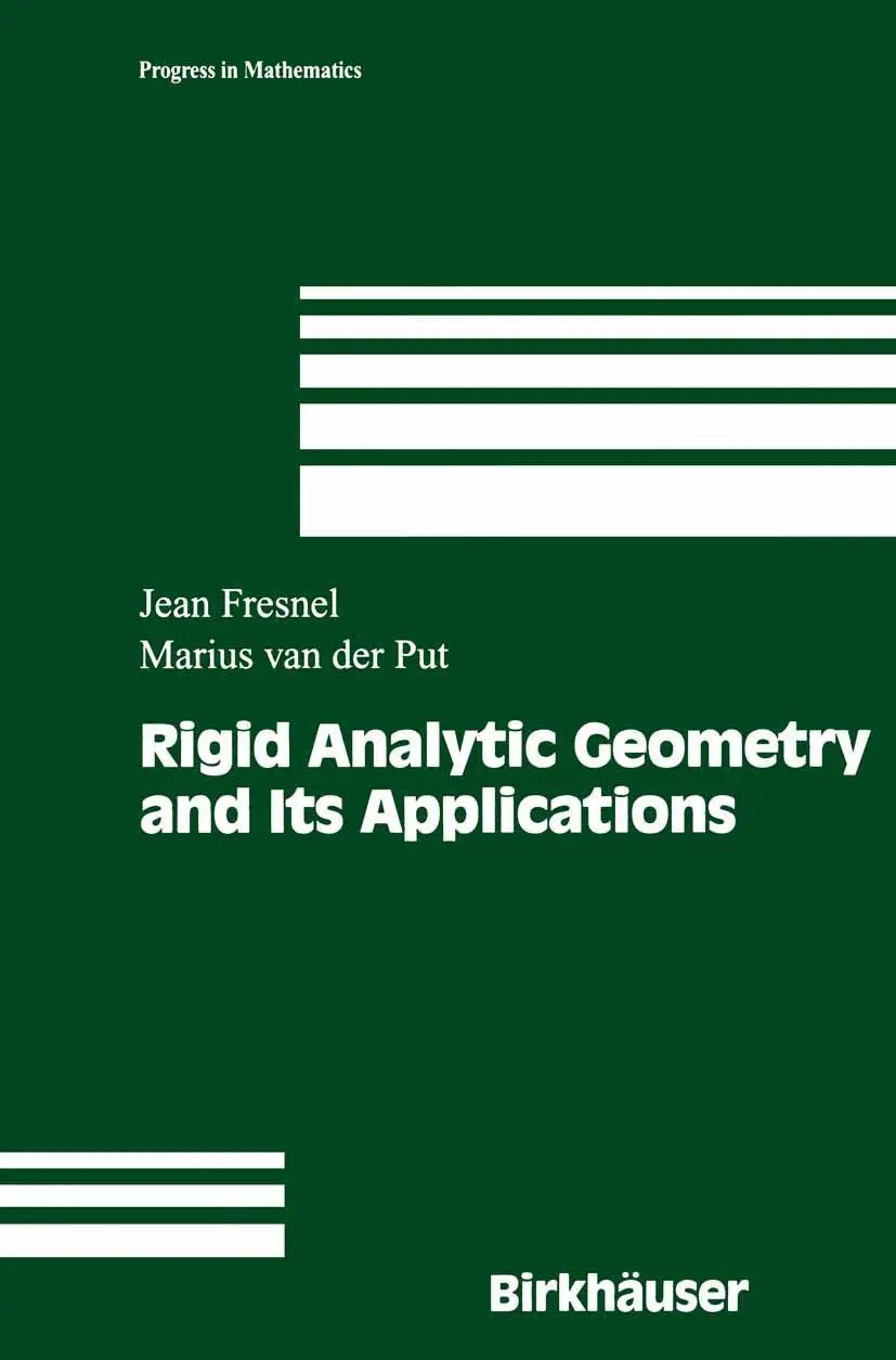 Cover: 9781461265856 | Rigid Analytic Geometry and Its Applications | Put (u. a.) | Buch | xi