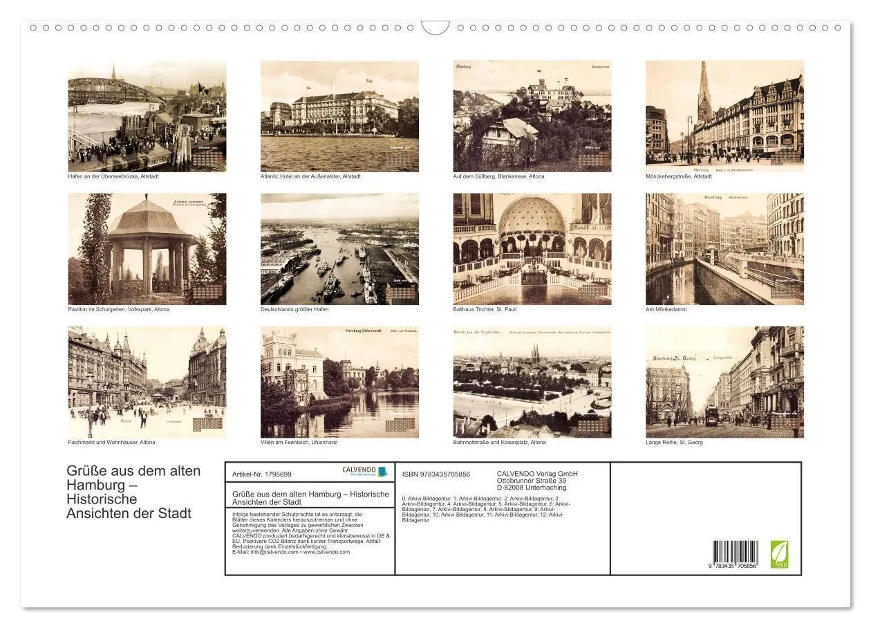 Bild: 9783435705856 | Grüße aus dem alten Hamburg - Historische Ansichten der Stadt...