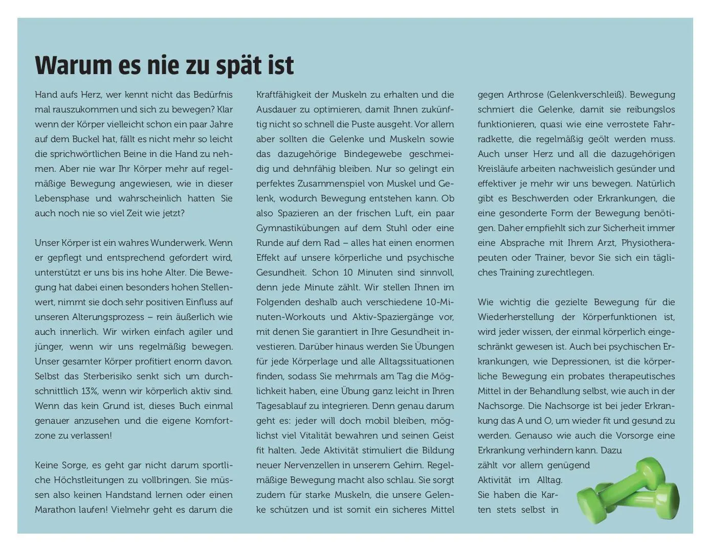 Bild: 9783625195856 | Fit und mobil bleiben I Aktiv im Alter | Zöll | Buch | Spiralbindung