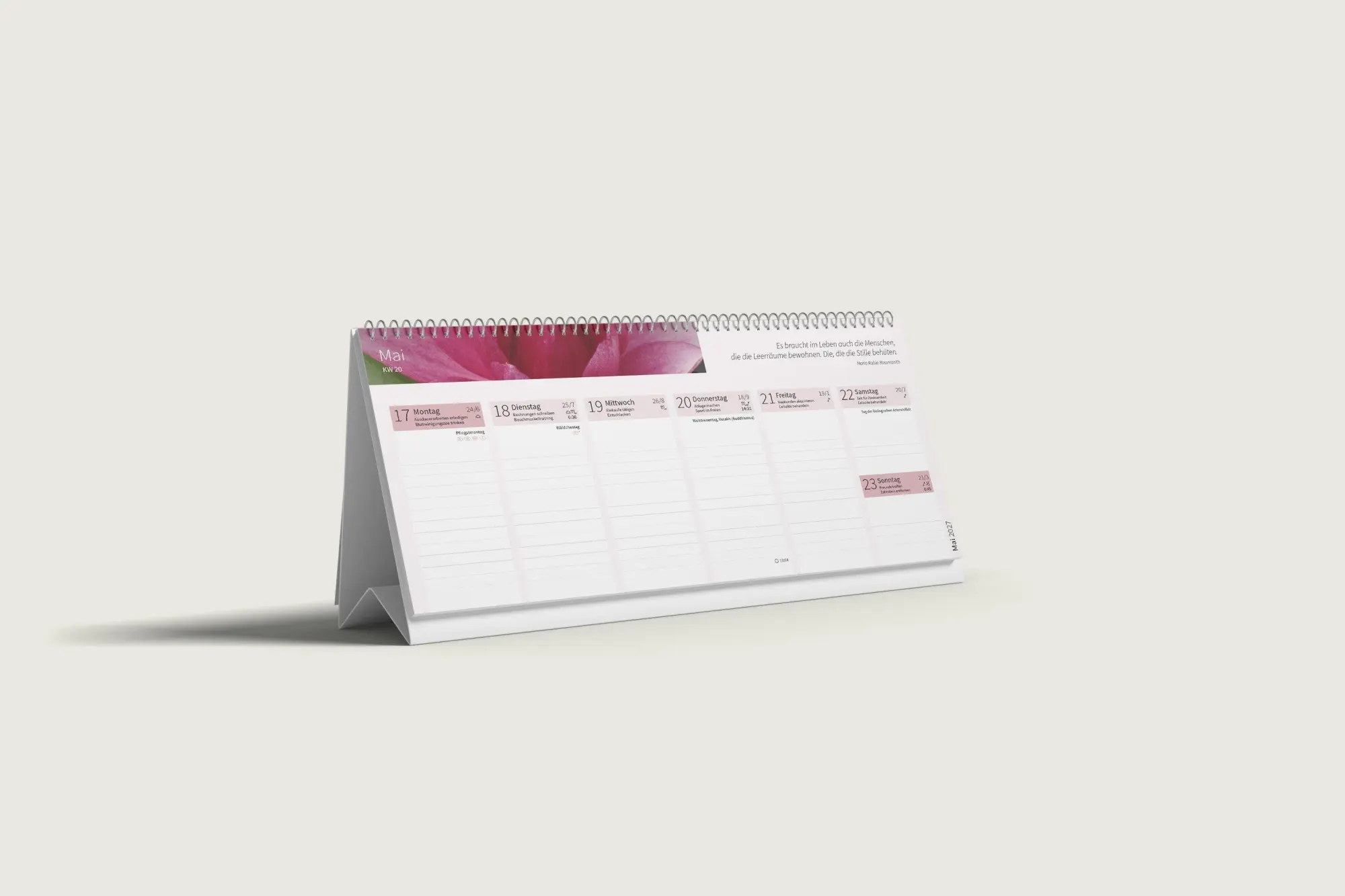 Bild: 9783951975856 | Kalender des alten Wissens - Tischkalender 2027 | Stehkalender | 64 S.