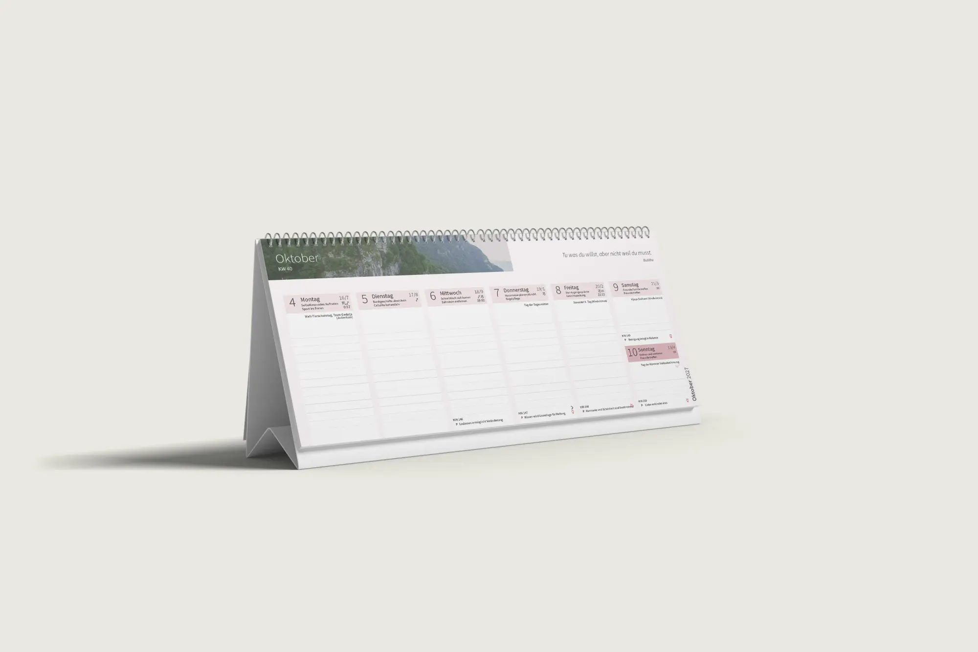 Bild: 9783951975856 | Kalender des alten Wissens - Tischkalender 2027 | Stehkalender | 64 S.