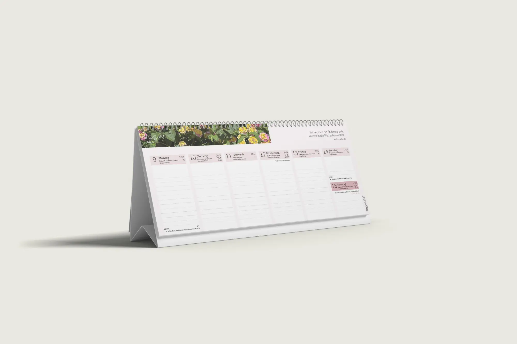 Bild: 9783951975856 | Kalender des alten Wissens - Tischkalender 2027 | Stehkalender | 64 S.