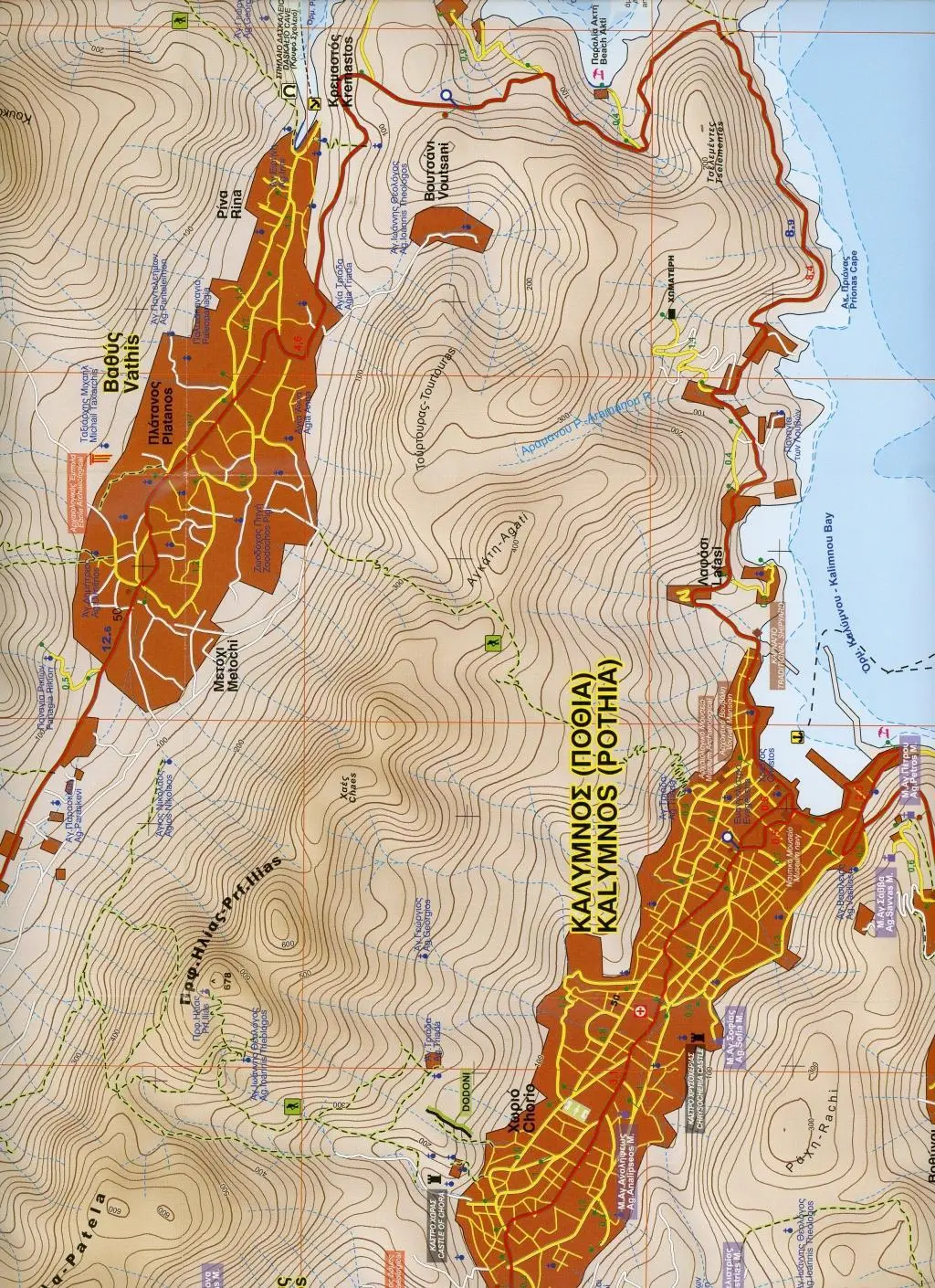 Bild: 9789608385856 | Kalymnos 1 : 25 000 | (Land-)Karte | Orama Maps | Deutsch | 2018