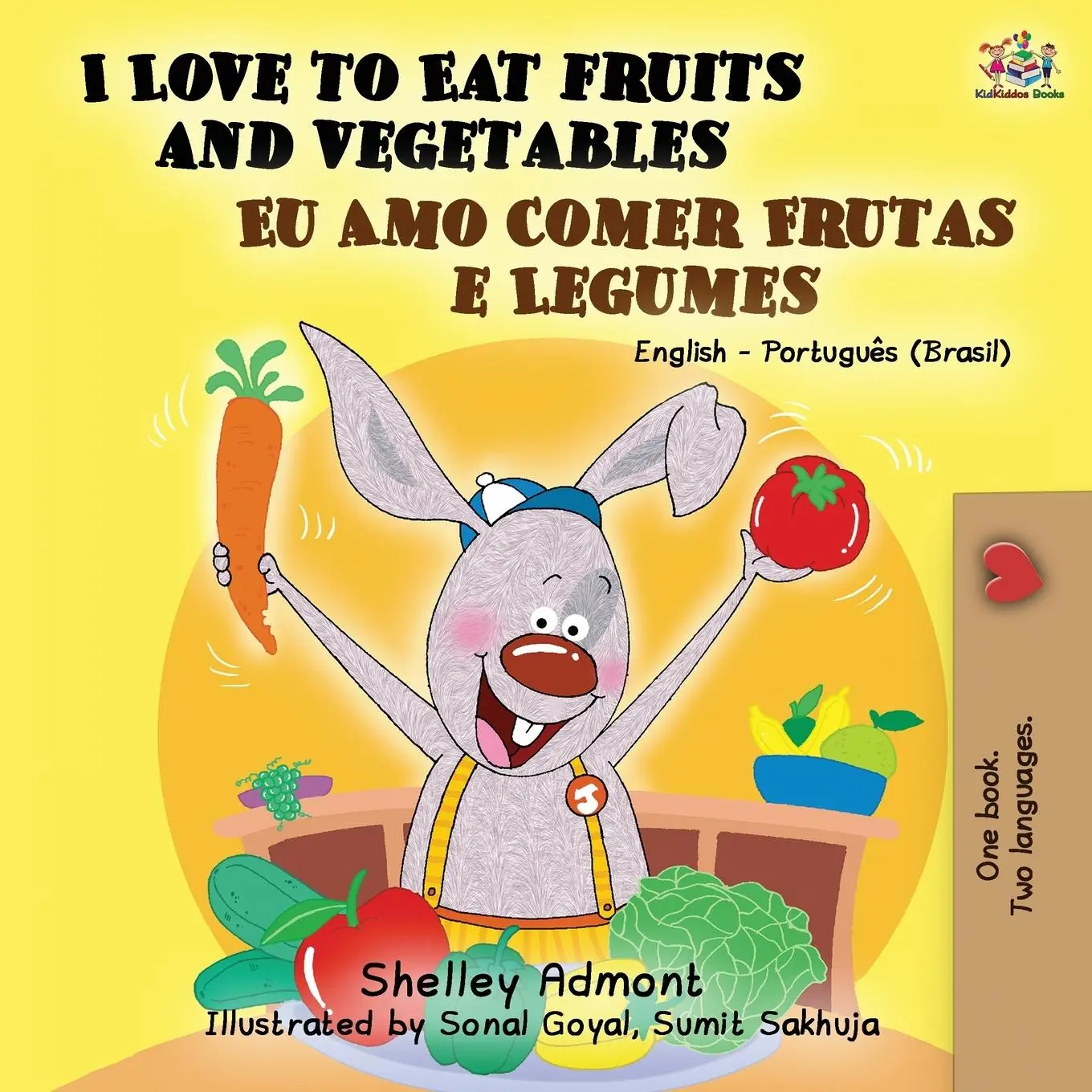 Cover: 9781525915956 | I Love to Eat Fruits and Vegetables (English Portuguese Bilingual...