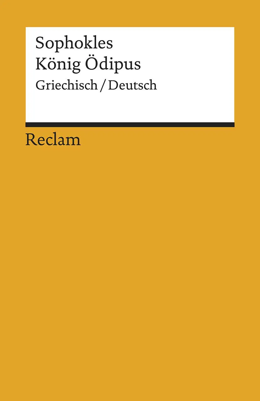 Cover: 9783150195956 | König Ödipus | Griechisch/Deutsch | Sophokles | Taschenbuch | 184 S.