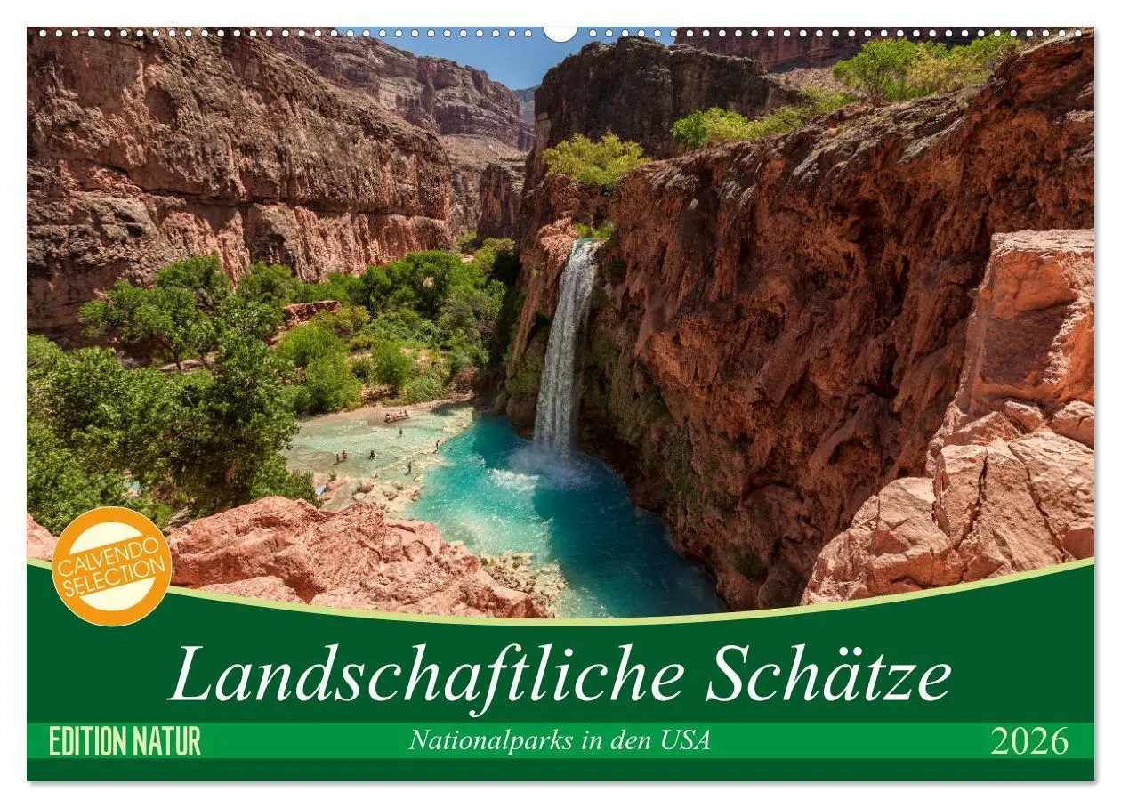 Cover: 9783457885956 | Landschaftliche Schätze (Wandkalender 2026 DIN A2 quer), CALVENDO...