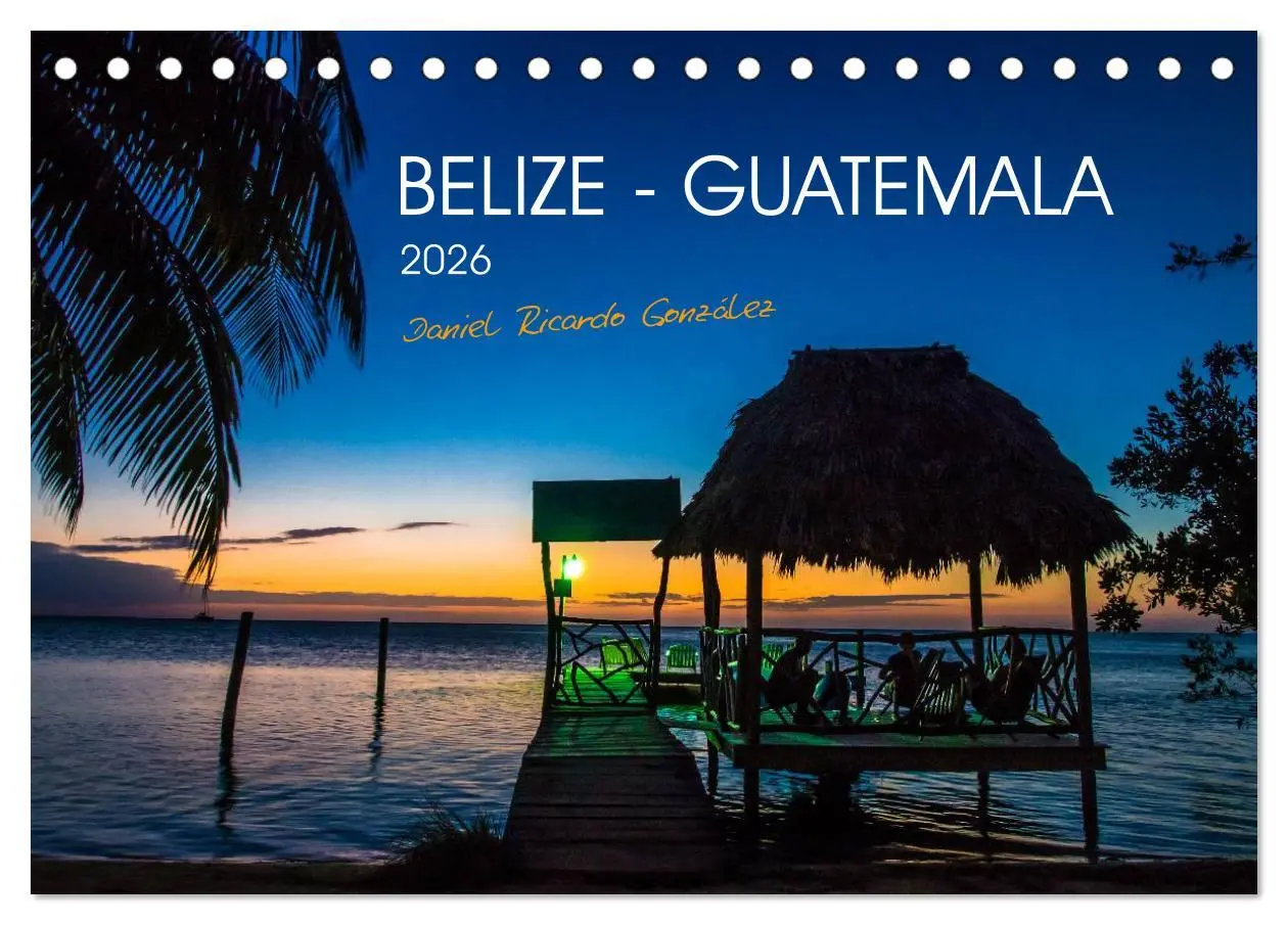 Cover: 9783457955956 | Belize - Guatemala (Tischkalender 2026 DIN A5 quer), CALVENDO...