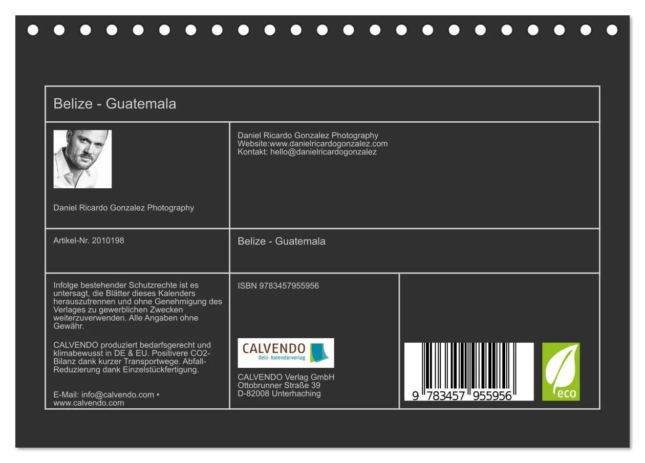 Bild: 9783457955956 | Belize - Guatemala (Tischkalender 2026 DIN A5 quer), CALVENDO...