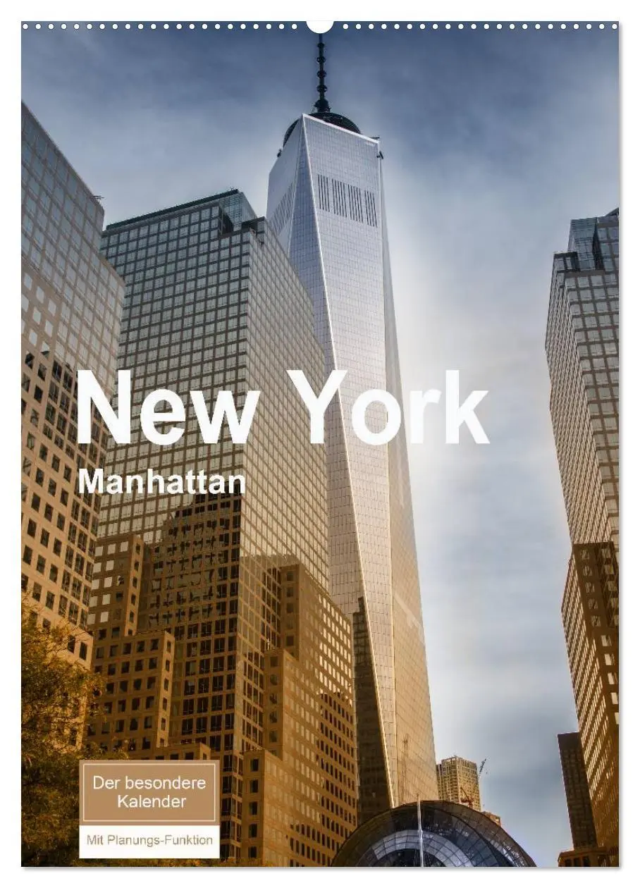 Cover: 9783516425956 | New York - Manhattan (Wandkalender 2026 DIN A2 hoch), CALVENDO...