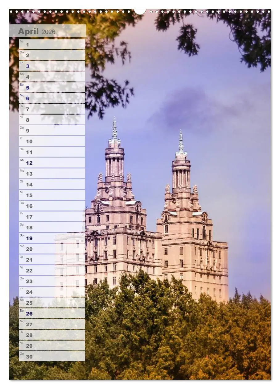 Bild: 9783516425956 | New York - Manhattan (Wandkalender 2026 DIN A2 hoch), CALVENDO...