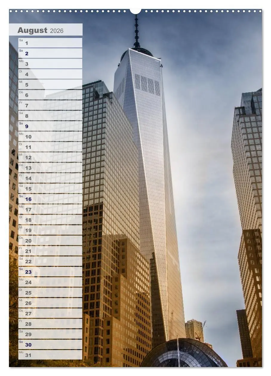 Bild: 9783516425956 | New York - Manhattan (Wandkalender 2026 DIN A2 hoch), CALVENDO...