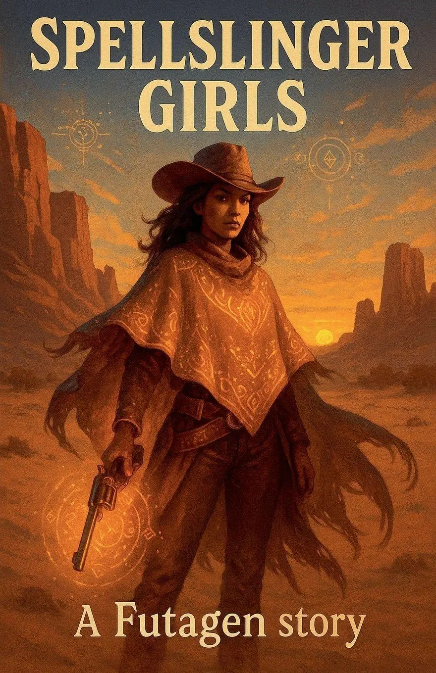 Cover: 9798231245956 | Spellslinger Girls | A Futa on Female Dark Fantasy Western Story