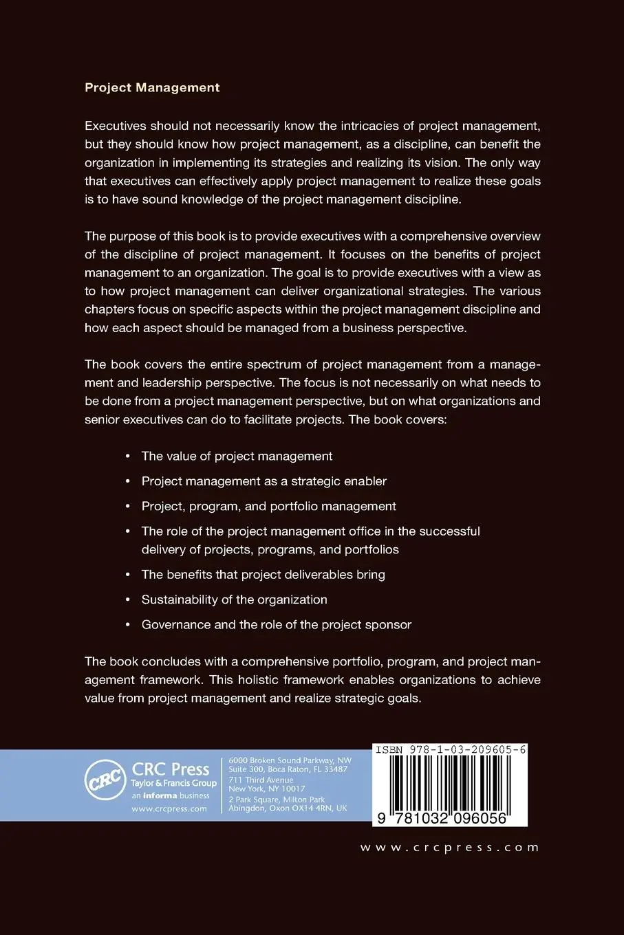 Rückseite: 9781032096056 | Realizing Strategy through Projects | The Executive's Guide | Buch
