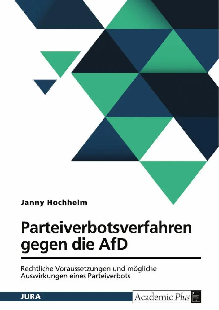 Cover: 9783389156056 | Parteiverbotsverfahren gegen die AfD | Janny Hochheim | Taschenbuch