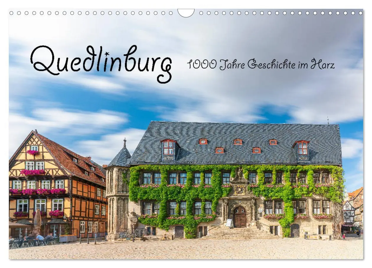 Cover: 9783435206056 | Quedlinburg - 1000 Jahre Geschichte im Harz (Wandkalender 2025 DIN...