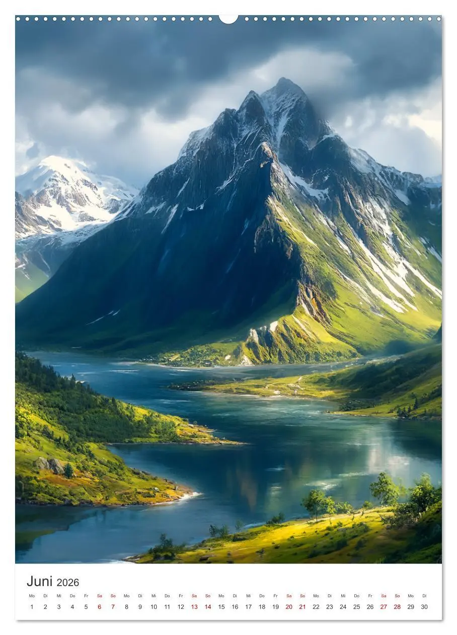 Bild: 9783516246056 | Midgard - Mythische Landschaften des Nordens (Wandkalender 2026 DIN...
