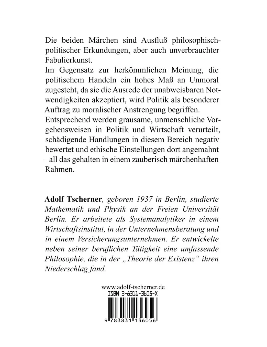 Rückseite: 9783831136056 | Im Zaubergarten - der Kleine und der große Klaus | Adolf Tscherner