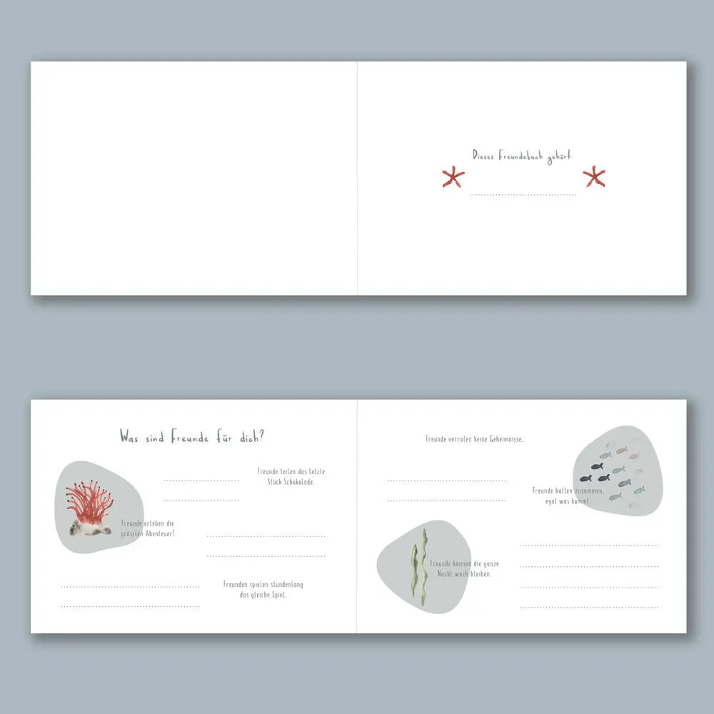 Bild: 9783948816056 | Freundebuch Kindergarten und Schule - Meer | elliet | Buch | Gebunden