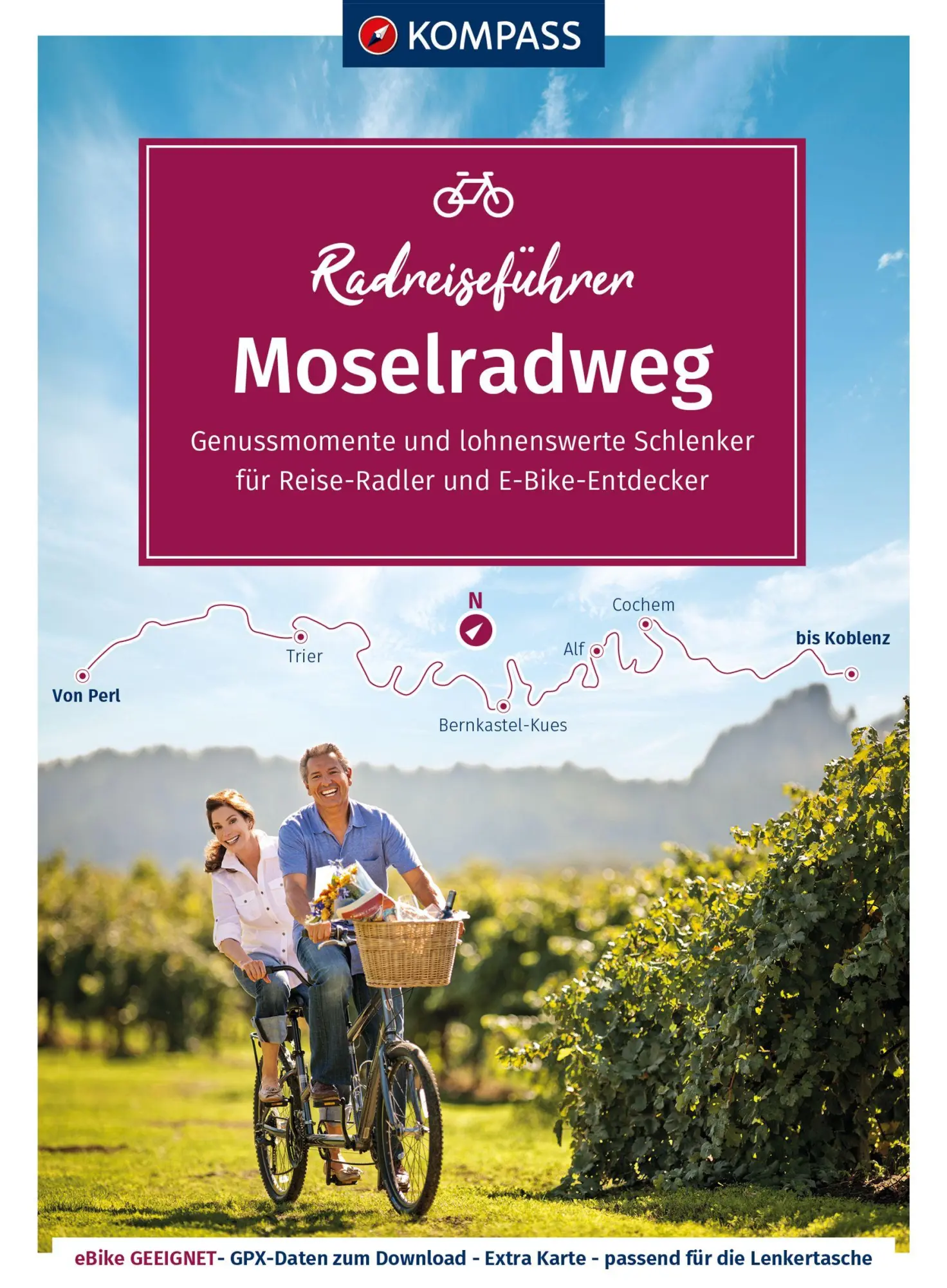 Cover: 9783991216056 | KOMPASS Radreiseführer Moselradweg | Ralf Enke | Taschenbuch | 144 S.