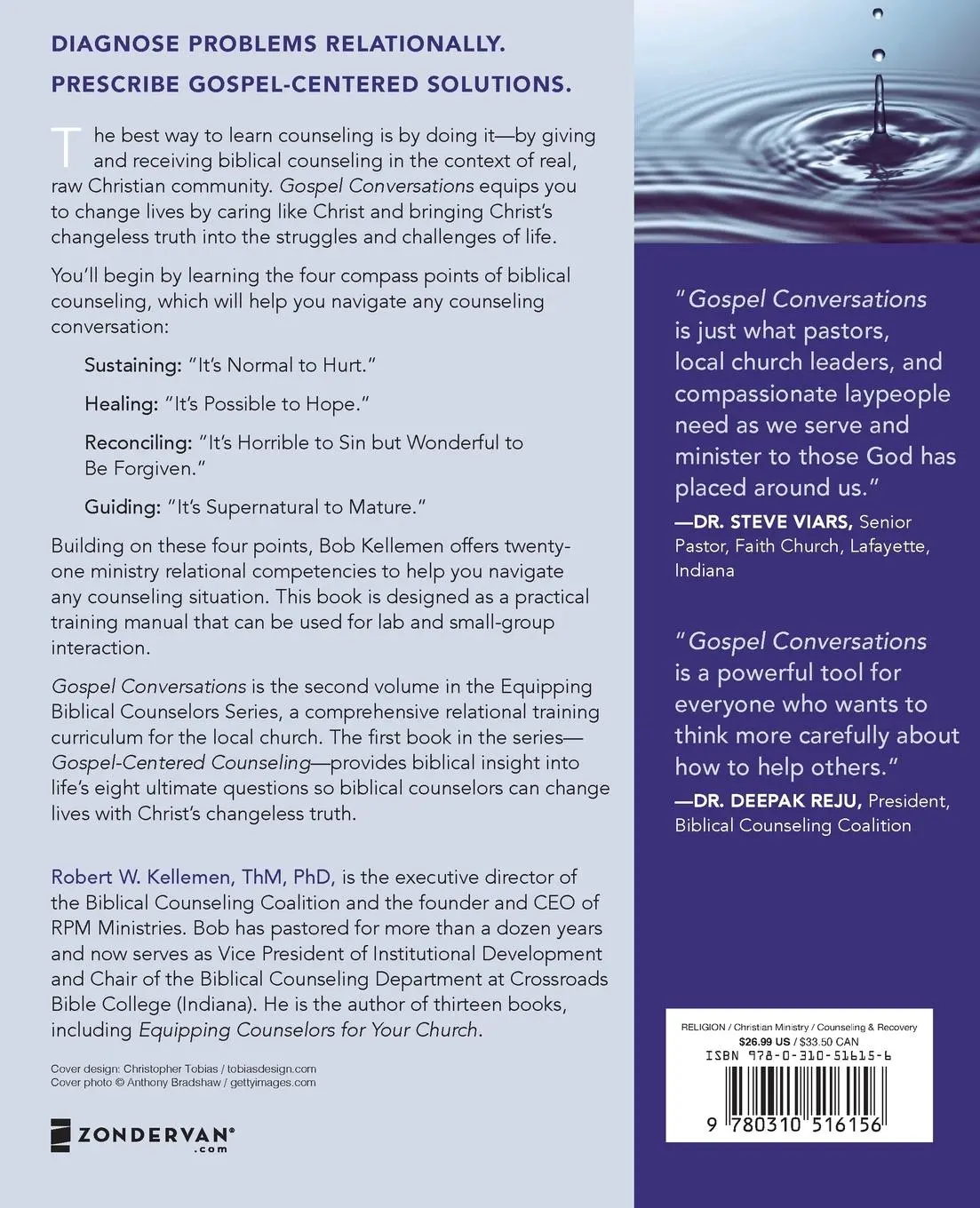 Rückseite: 9780310516156 | Gospel Conversations | How to Care Like Christ | Robert W. Kellemen