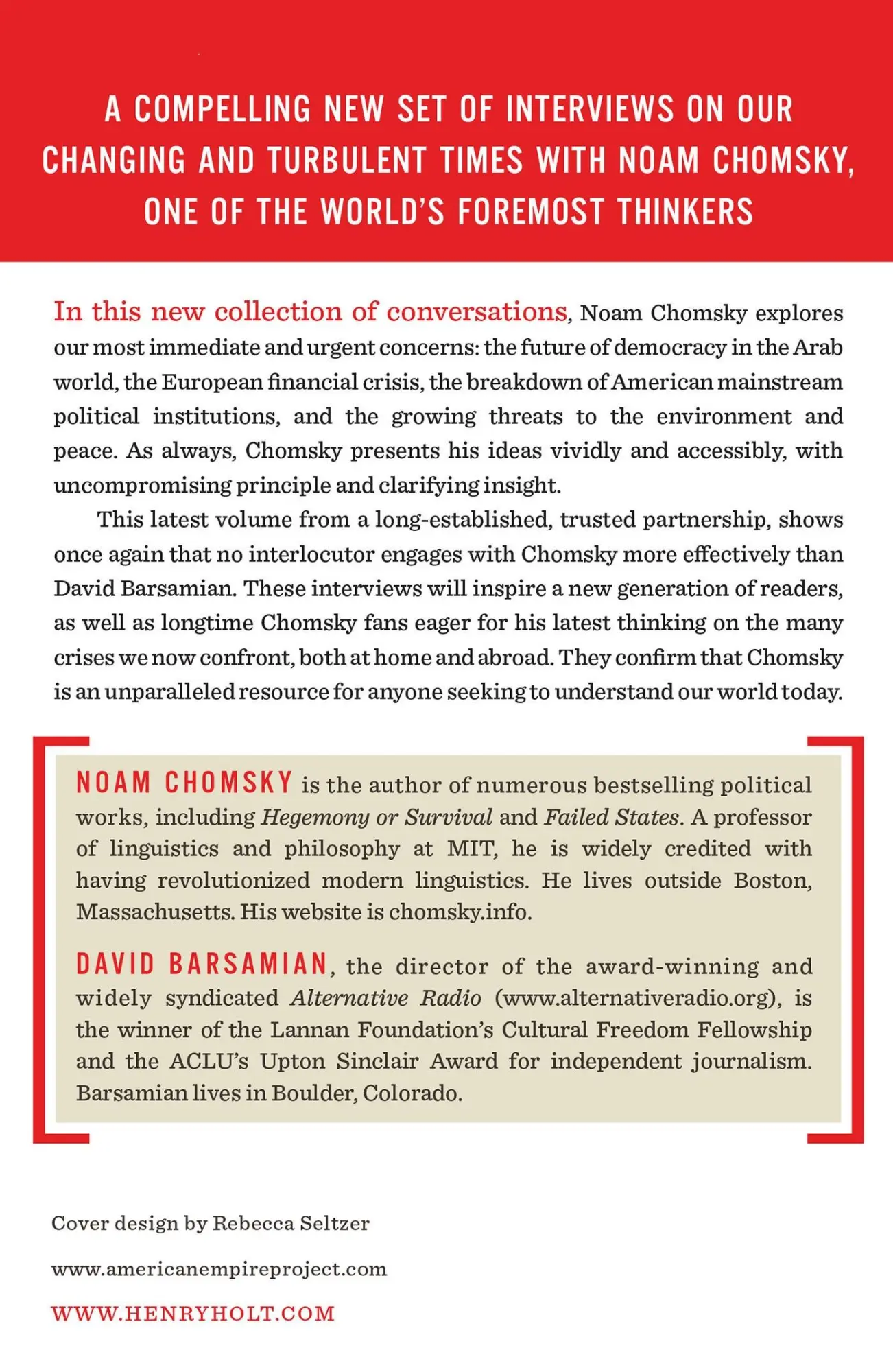 Rückseite: 9780805096156 | Power Systems | Noam Chomsky | Taschenbuch | 214 S. | Englisch | 2013