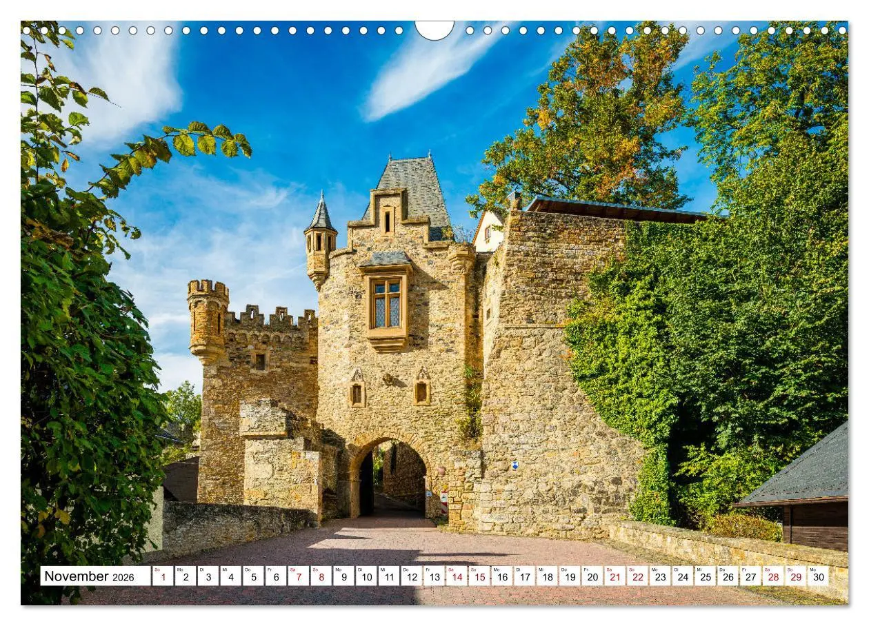 Bild: 9783457386156 | Burgen des Hunsrücks (Wandkalender 2026 DIN A3 quer), CALVENDO...