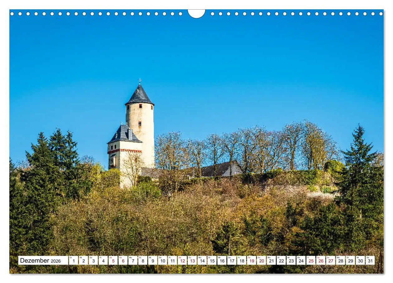 Bild: 9783457386156 | Burgen des Hunsrücks (Wandkalender 2026 DIN A3 quer), CALVENDO...