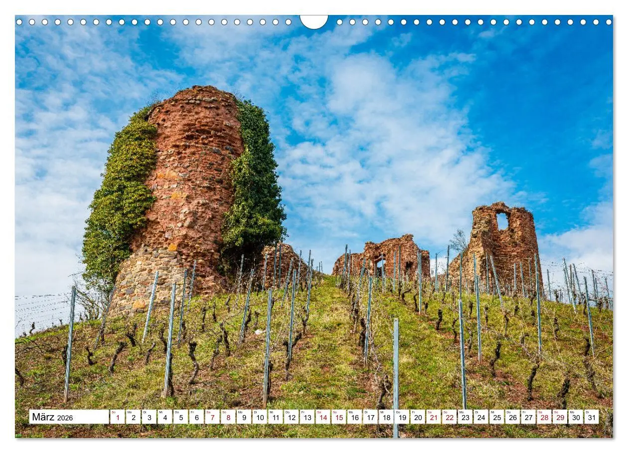Bild: 9783457386156 | Burgen des Hunsrücks (Wandkalender 2026 DIN A3 quer), CALVENDO...