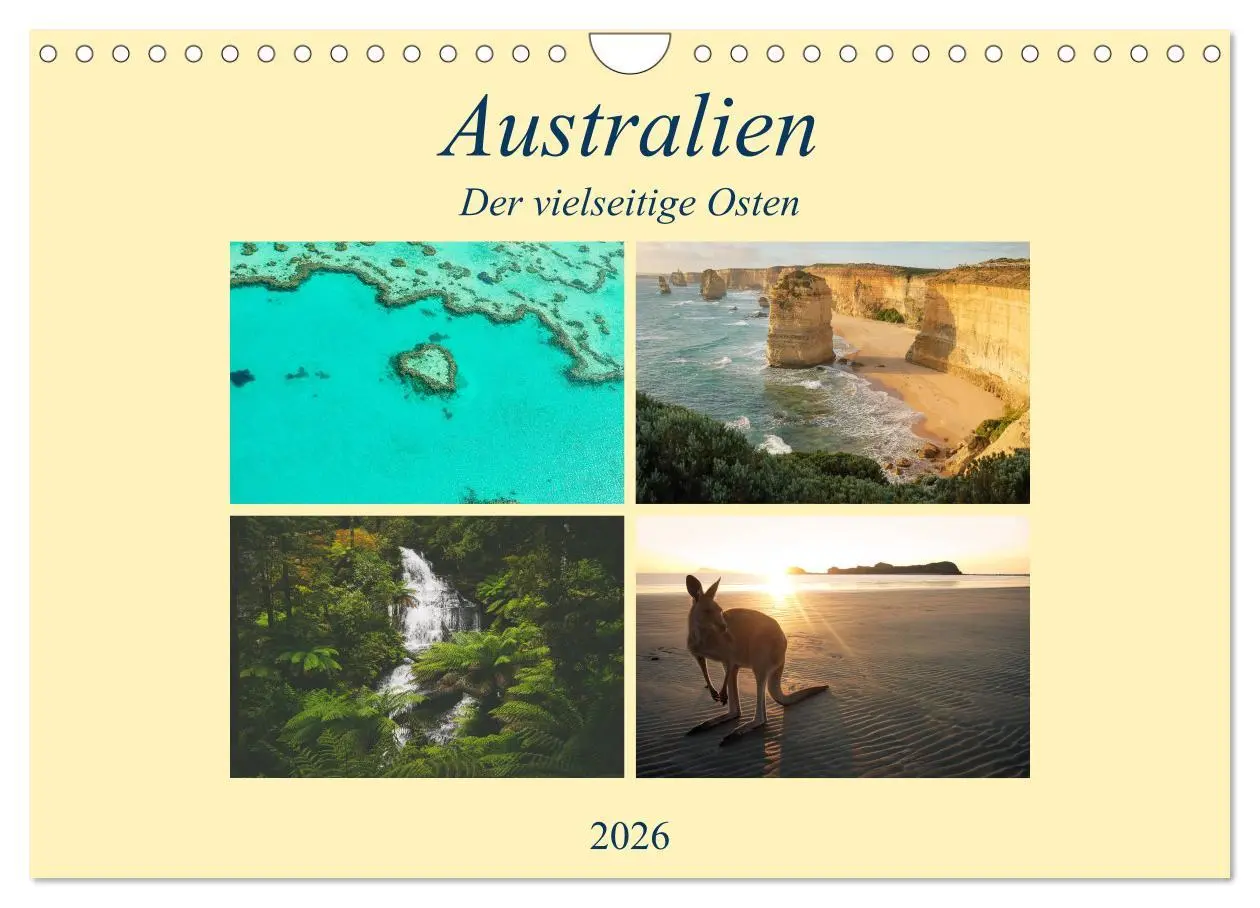 Cover: 9783516236156 | Australien - Der vielseitige Osten (Wandkalender 2026 DIN A4 quer),...