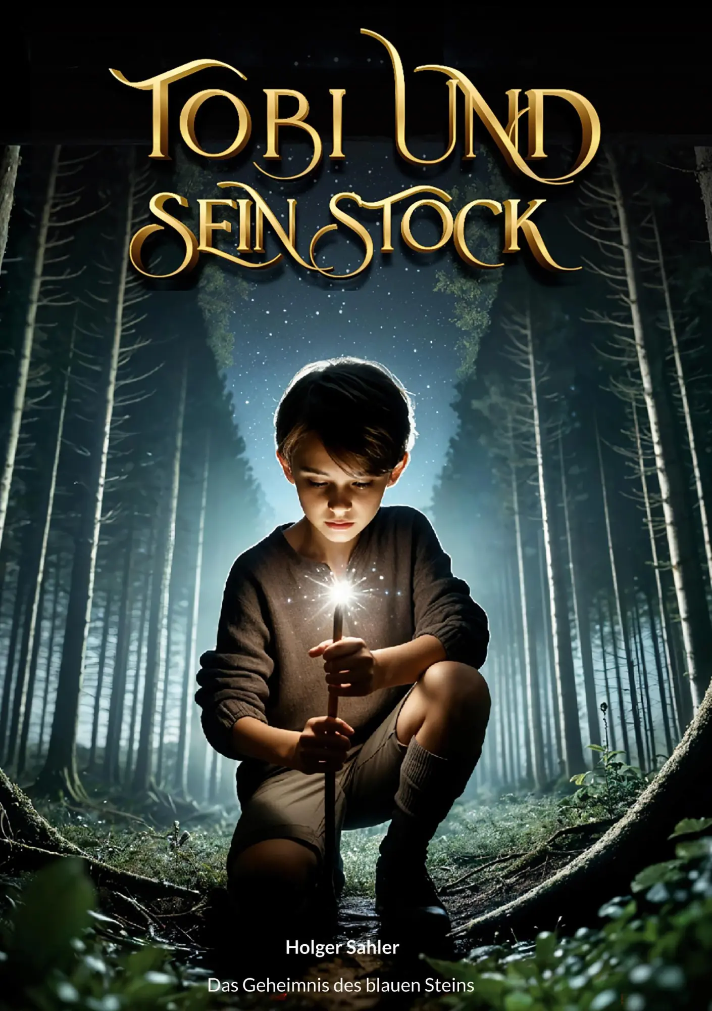 Cover: 9783837096156 | Tobi und sein Stock | Das Geheimnis des blauen Steins | Holger Sahler