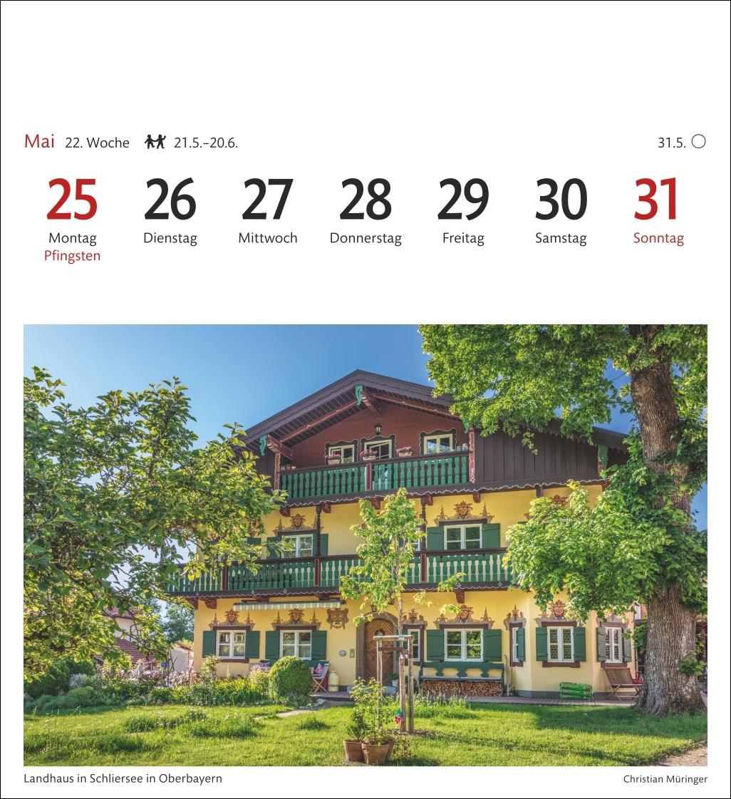 Bild: 9783840036156 | Bayern Sehnsuchtskalender 2026 - Wochenkalender mit 53 Postkarten