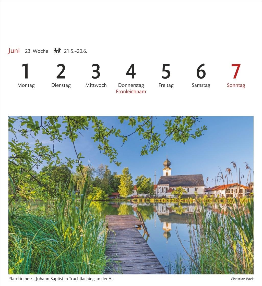 Bild: 9783840036156 | Bayern Sehnsuchtskalender 2026 - Wochenkalender mit 53 Postkarten