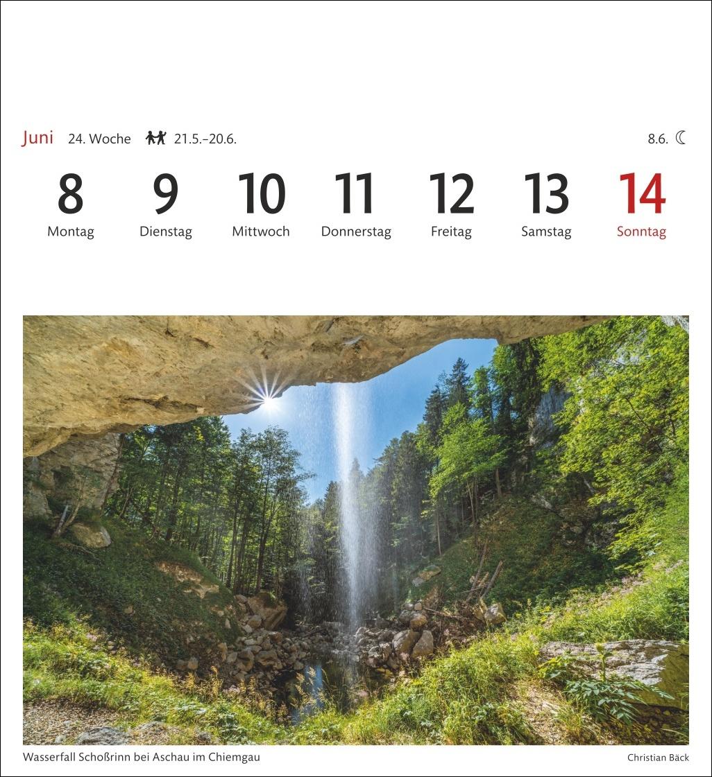 Bild: 9783840036156 | Bayern Sehnsuchtskalender 2026 - Wochenkalender mit 53 Postkarten