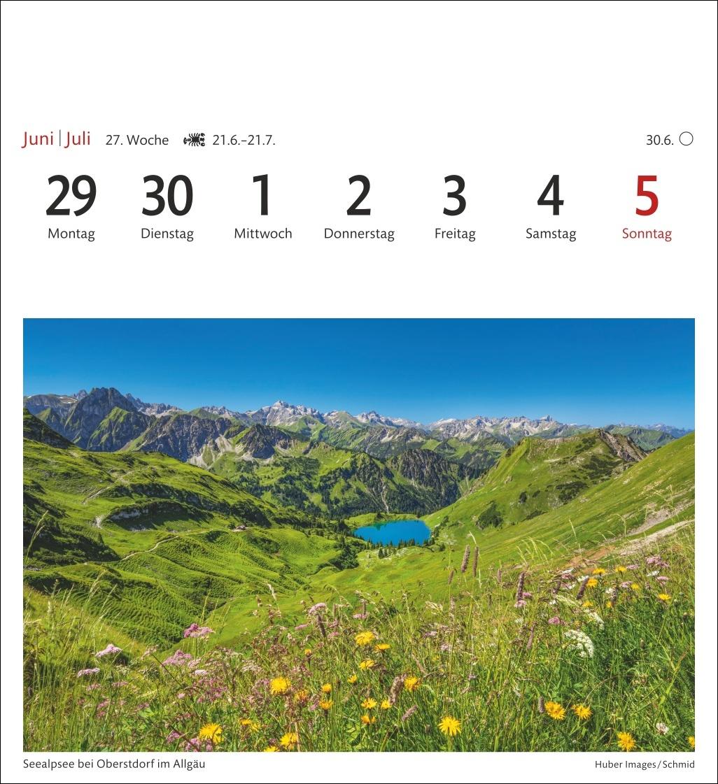 Bild: 9783840036156 | Bayern Sehnsuchtskalender 2026 - Wochenkalender mit 53 Postkarten