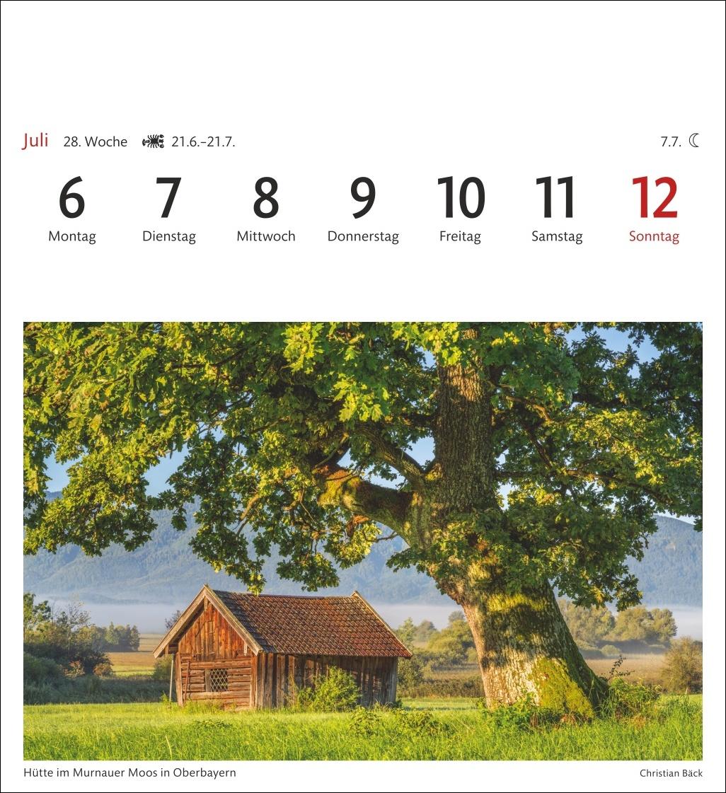 Bild: 9783840036156 | Bayern Sehnsuchtskalender 2026 - Wochenkalender mit 53 Postkarten