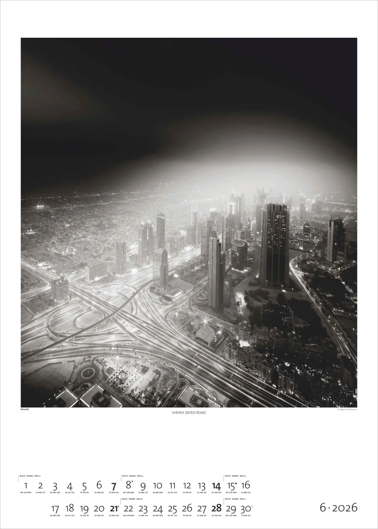 Bild: 4069095006256 | Black &amp; White 2026 - Bildkalender 50x70 cm - Wandkalender XL -...