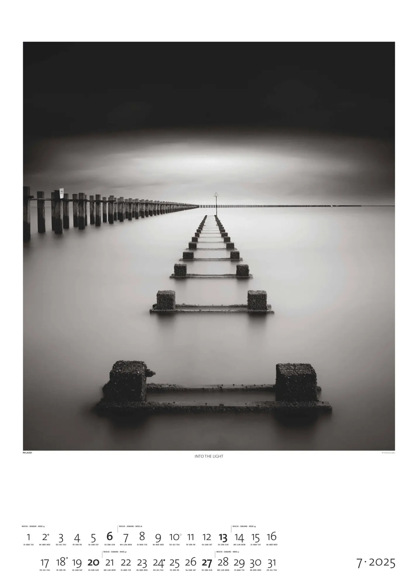 Bild: 4069095006256 | Black &amp; White 2026 - Bildkalender 50x70 cm - Wandkalender XL -...
