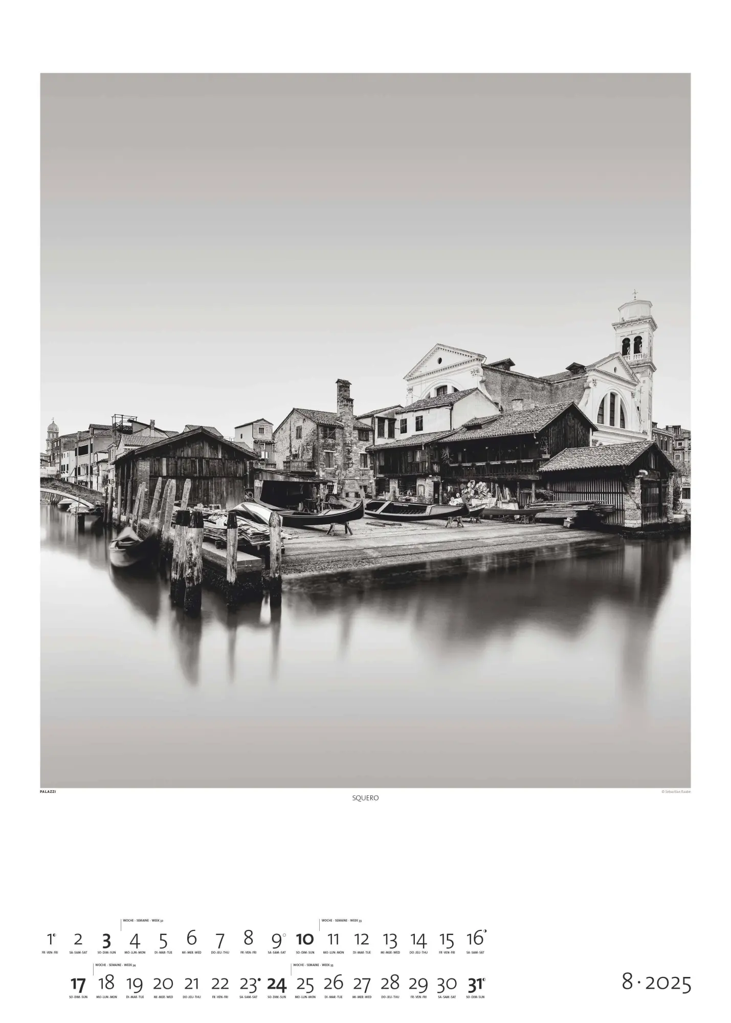 Bild: 4069095006256 | Black &amp; White 2026 - Bildkalender 50x70 cm - Wandkalender XL -...