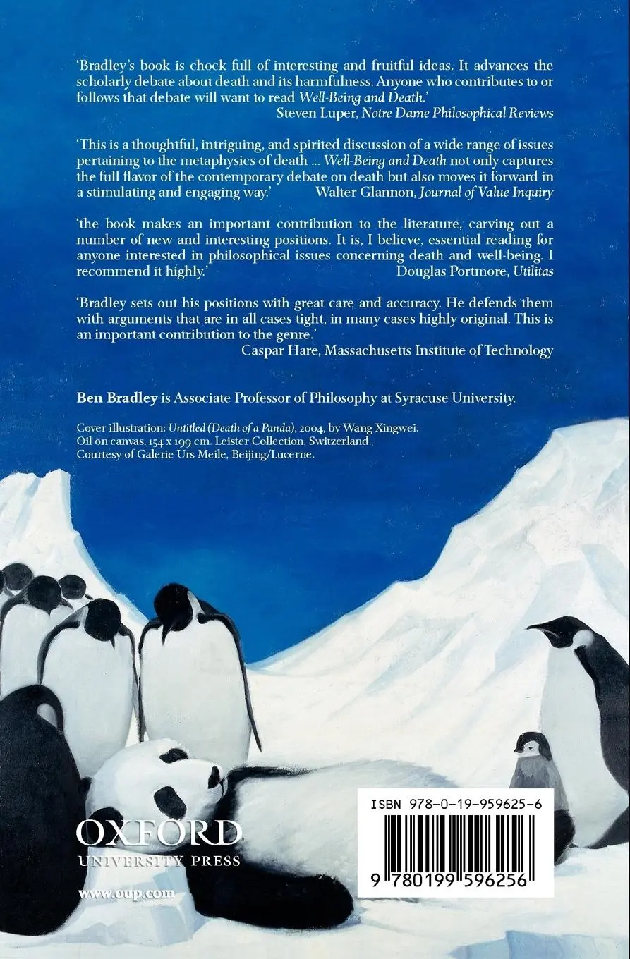 Rückseite: 9780199596256 | Well-Being and Death | Ben Bradley | Taschenbuch | Englisch | 2011