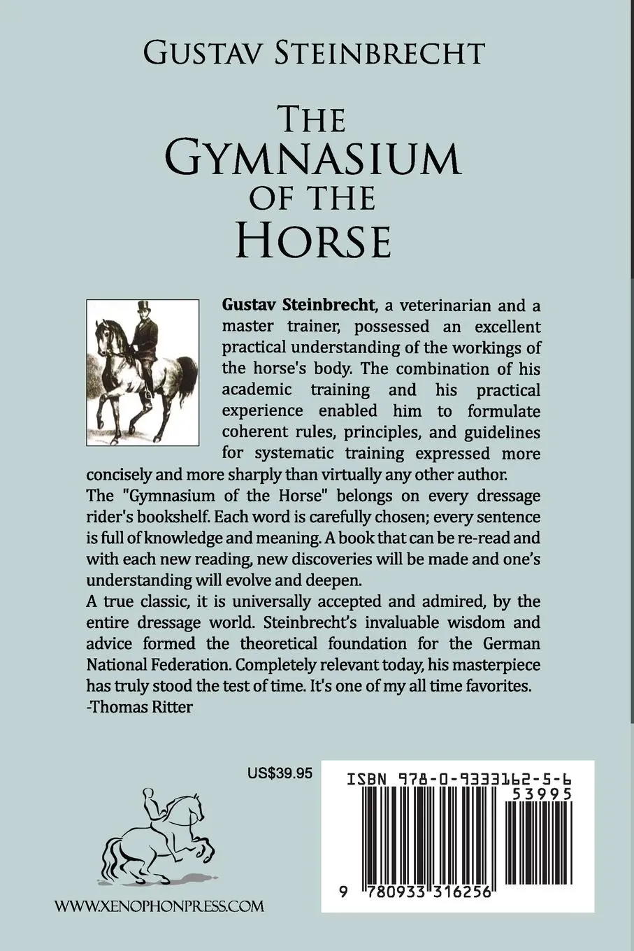 Rückseite: 9780933316256 | Gymnasium of the Horse | Fully footnoted and annotated edition. | Buch
