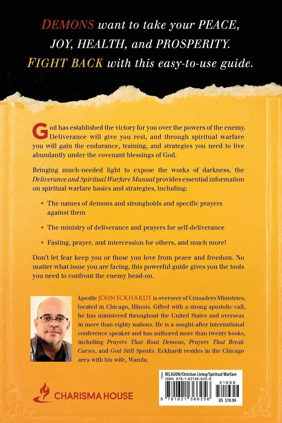 Rückseite: 9781621366256 | Deliverance and Spiritual Warfare Manual | John Eckhardt | Taschenbuch