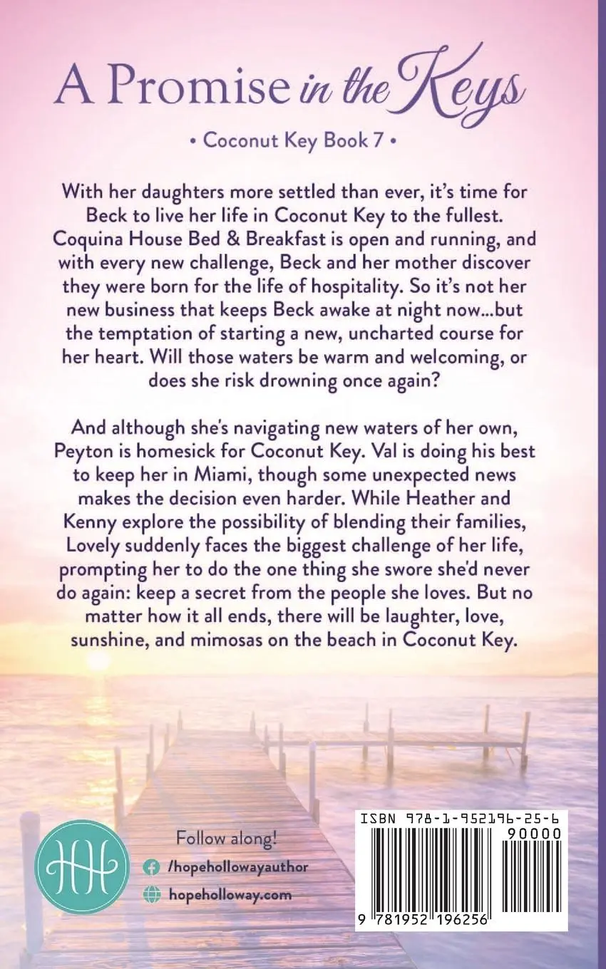 Rückseite: 9781952196256 | A Promise in the Keys | Hope Holloway | Taschenbuch | Englisch | 2023