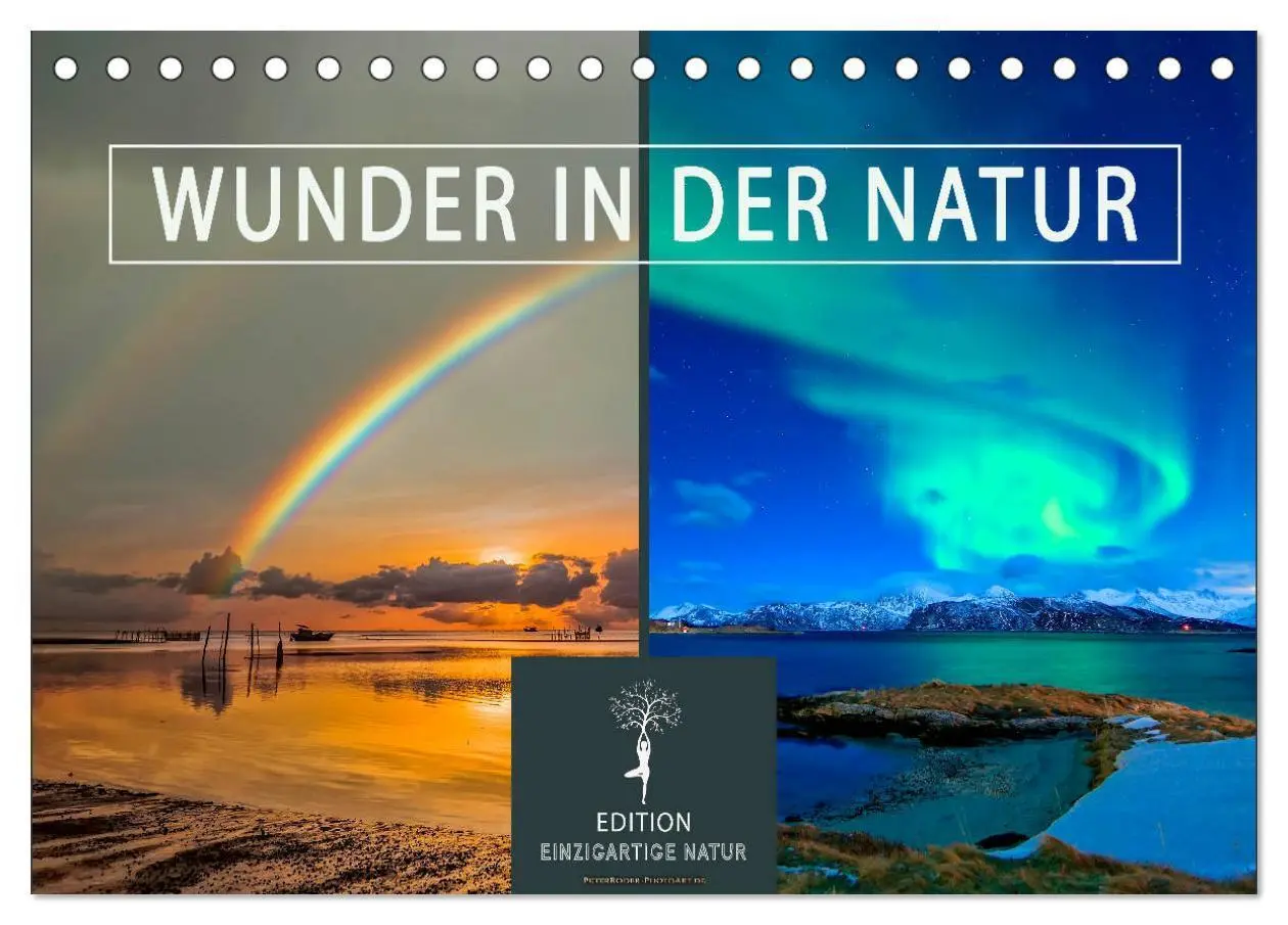 Cover: 9783457686256 | Wunder in der Natur (Tischkalender 2026 DIN A5 quer), CALVENDO...