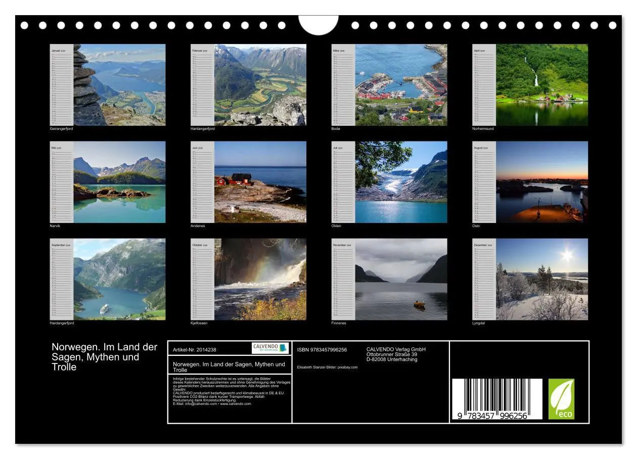 Bild: 9783457996256 | Norwegen. Im Land der Sagen, Mythen und Trolle (Wandkalender 2026...