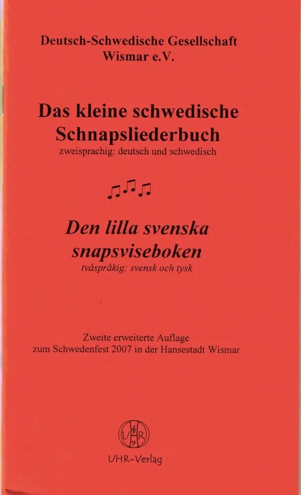 Cover: 9783936606256 | Das kleine schwedische Schnapsliederbuch / Den lilla svenska...